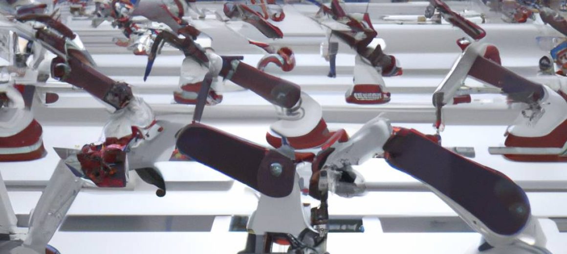 An Industry 4.0 assembly line with robotic arms and automation-opencyber-38153