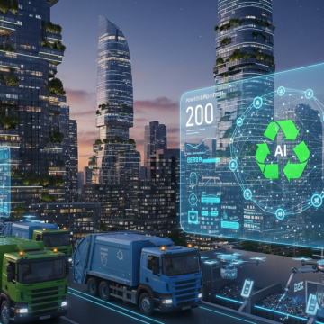 Città smart l'Intelligenza Artificiale nella gestione dei rifiuti urbani