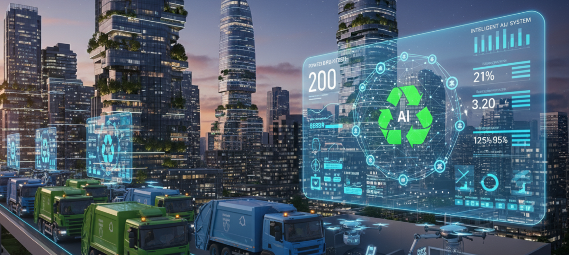 Città smart l'Intelligenza Artificiale nella gestione dei rifiuti urbani