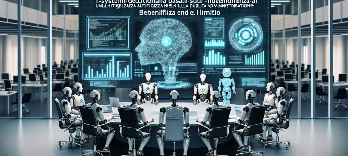 I sistemi decisionali basati sull’intelligenza artificiale nella pubblica amministrazione: benefici intelligenza artificiale per la pubblica amministrazione